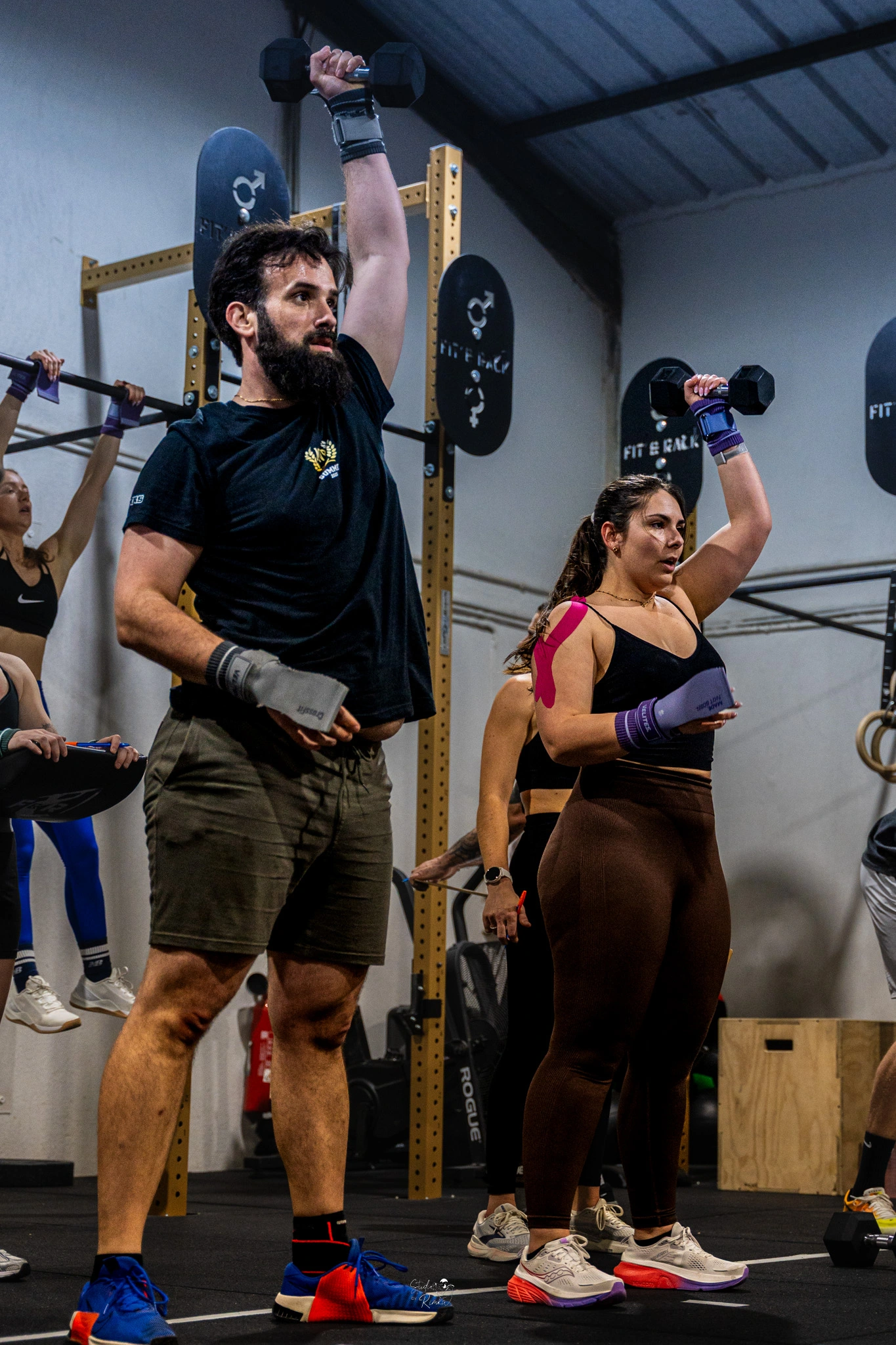 Adhérents CrossFit MVP à l'entraînement